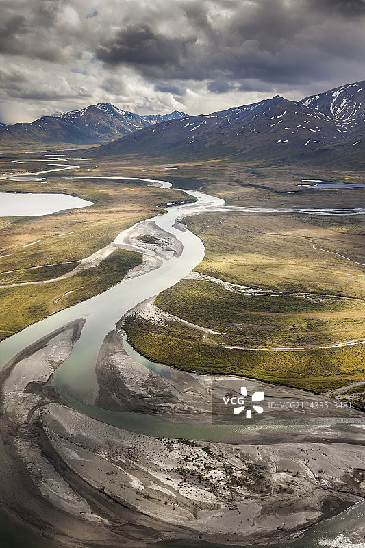 诺塔克河航拍图片素材