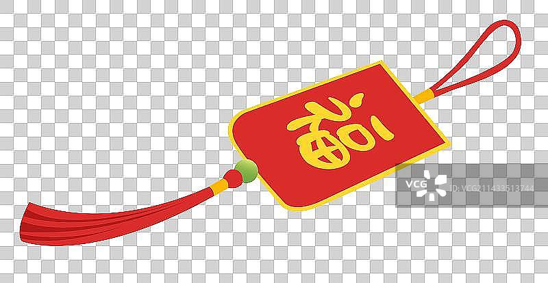 中国传统节日春节端午节节气红色福袋元素图片素材