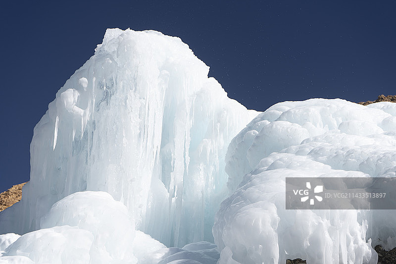 普若岗日冰川图片素材