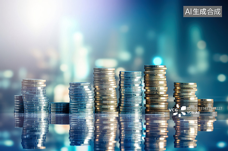 【AI数字艺术】金融货币基金图片素材