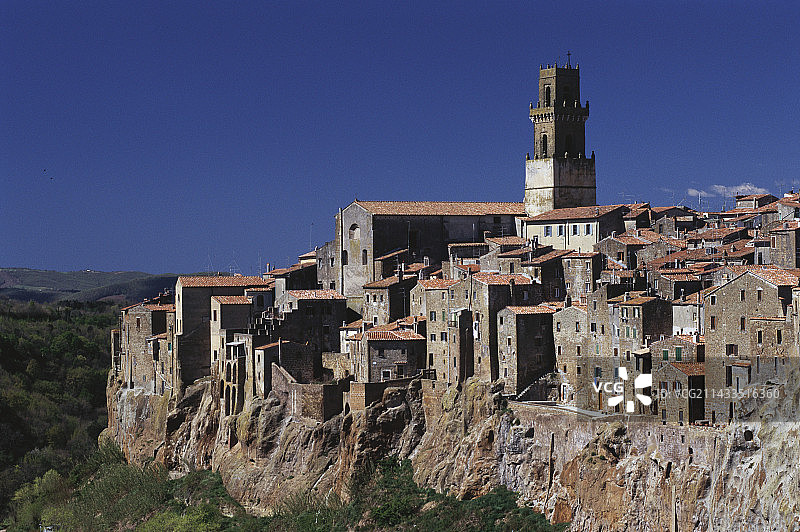 托斯卡纳山城图片素材