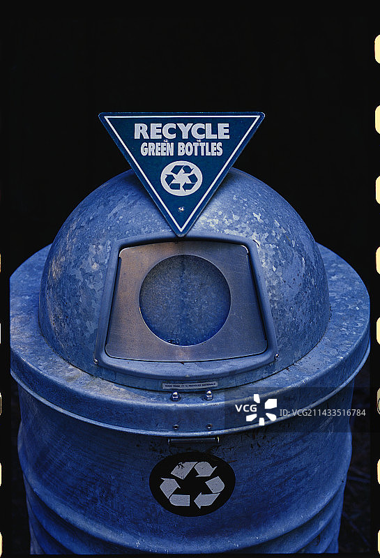 加利福尼亚州立公园回收罐图片素材