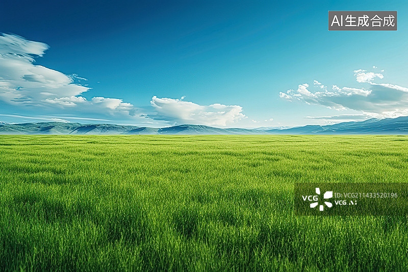 【AI数字艺术】草原风光图片素材