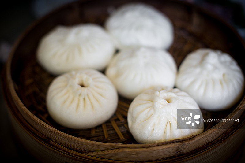 扬州冶春茶社的三丁包图片素材