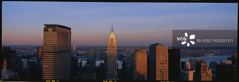 曼哈顿的天际线图片素材