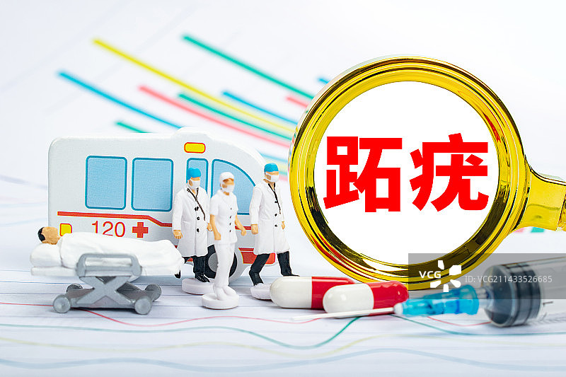 医疗创意配图：跖疣图片素材