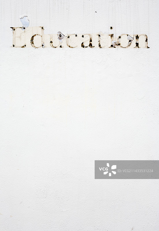 澳大利亚塔斯马尼亚废弃教育标志图片素材