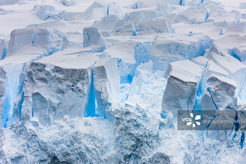 冰川冰塔林景观图片素材