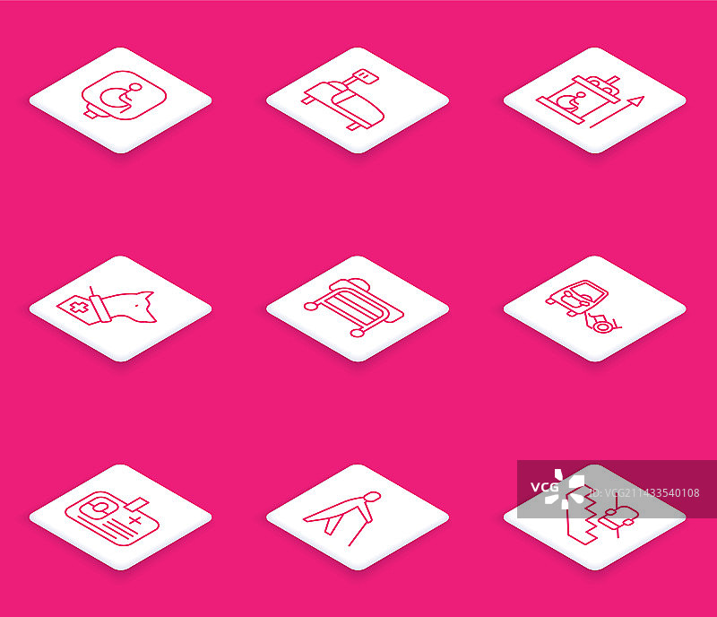 残疾人轮椅医院病床图片素材