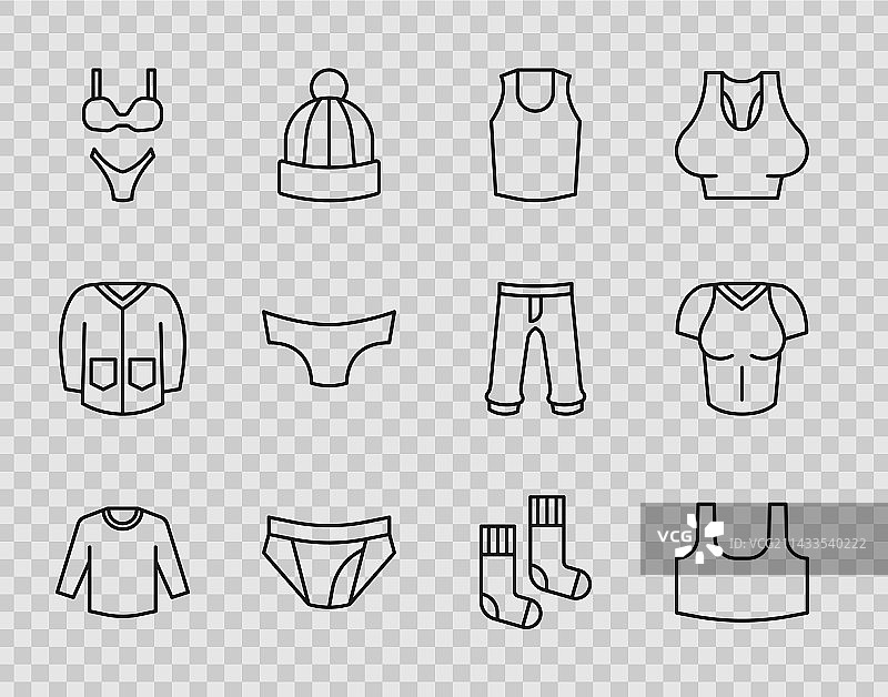 男士毛衣内衣内裤套装图片素材