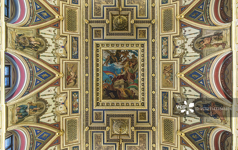 书店咖啡厅天花板图片素材