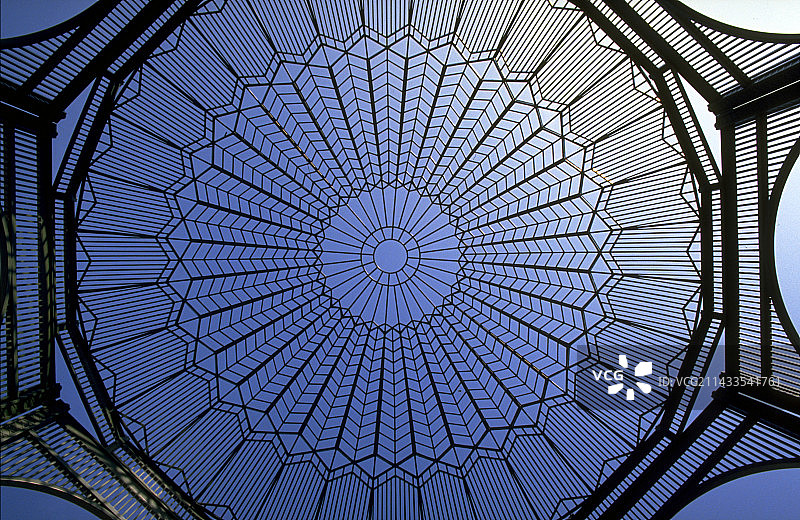 加利福尼亚州埃斯孔迪多市政厅穹顶细节图片素材