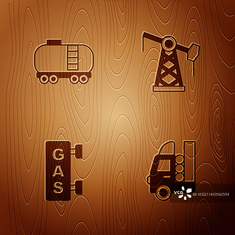 车辆油箱油罐车铁路套装图片素材