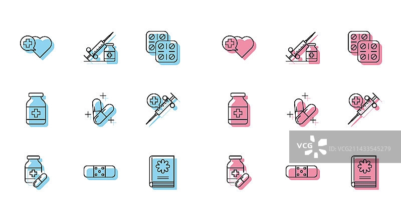 药瓶药丸绷带banner图片素材