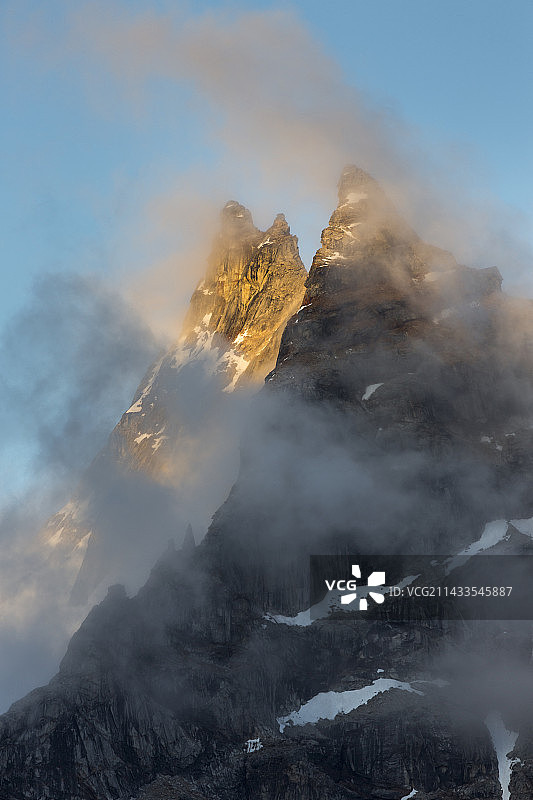 布鲁克斯山脉的图皮克塔图片素材
