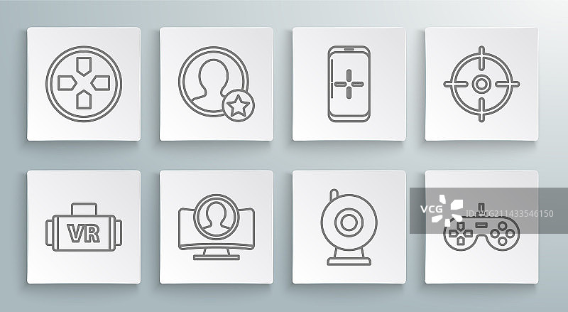 虚拟现实眼镜、高级和创作图标图片素材