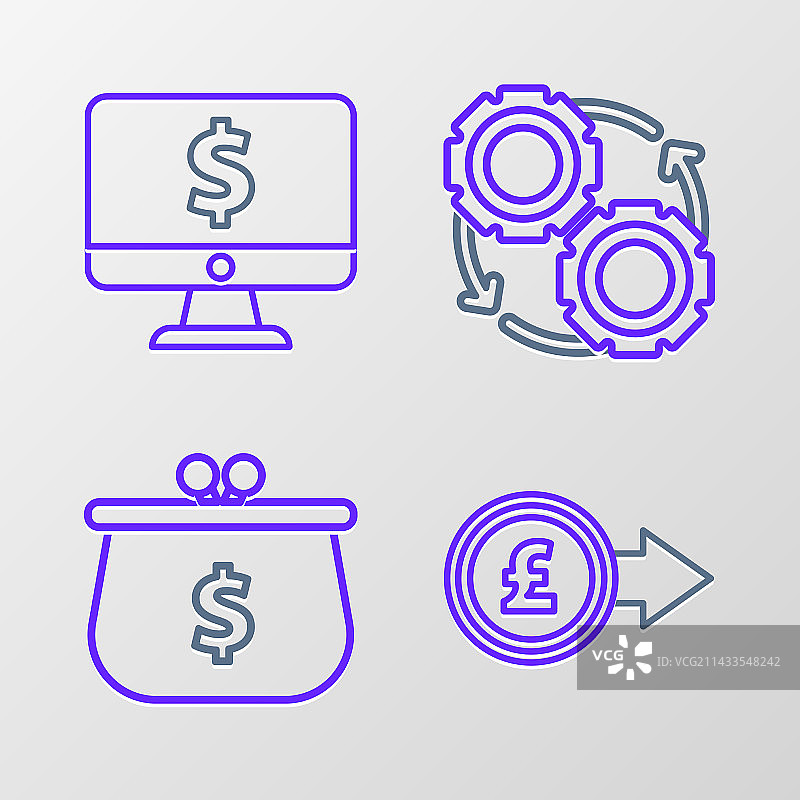 带有英镑符号的硬币图案图片素材