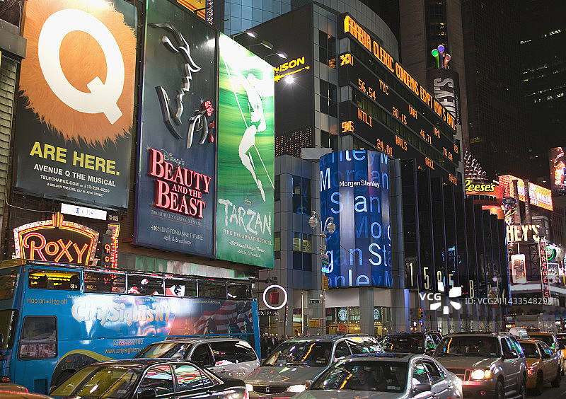 时代广场标牌图片素材