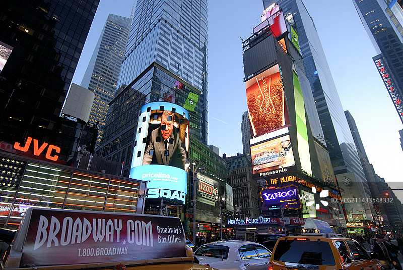 时代广场图片素材