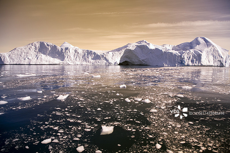 雅各布斯港冰川图片素材