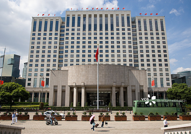上海市人民政府大楼图片素材