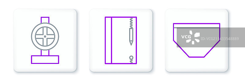 线条游泳裤、工业和金属管道图片素材