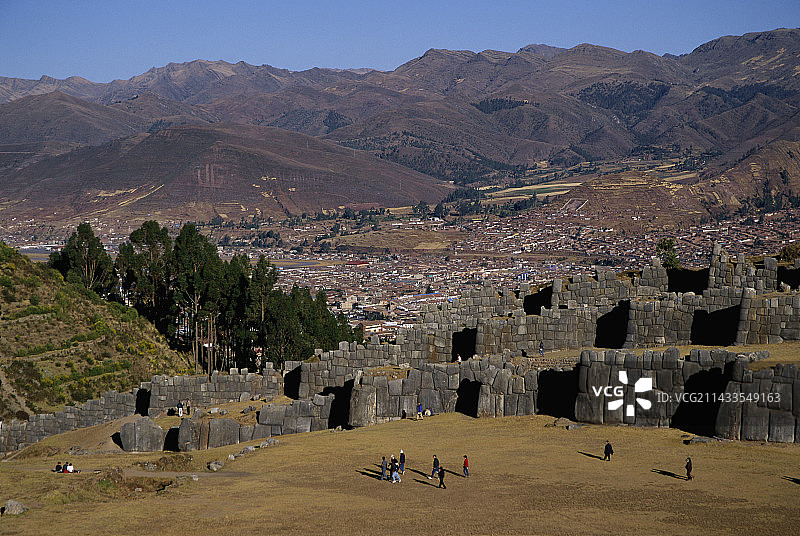 萨克赛瓦曼考古遗址图片素材