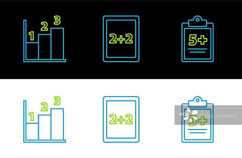 试卷图表时间表图标图片素材