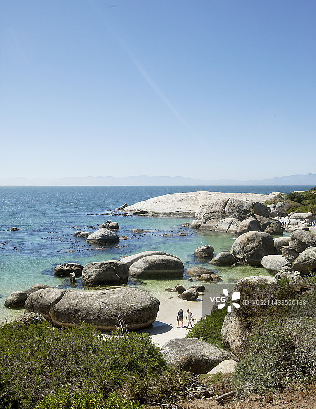 卵石海滩图片素材