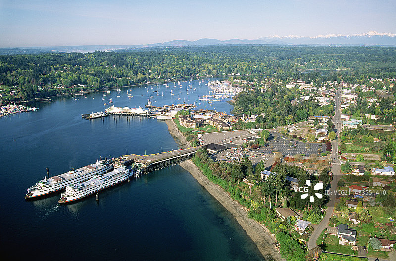 鹰港渡轮概览图片素材