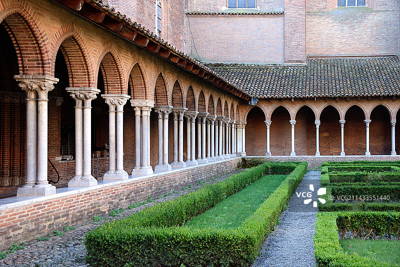 雅各宾教堂的回廊，图卢兹图片素材