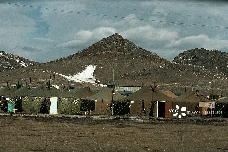 蒙古包帐篷营地图片素材