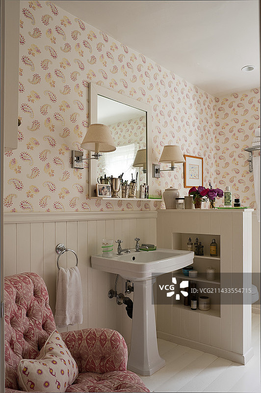 圣莫尼卡纺织品和室内设计师 Kathryn Ireland 的家图片素材