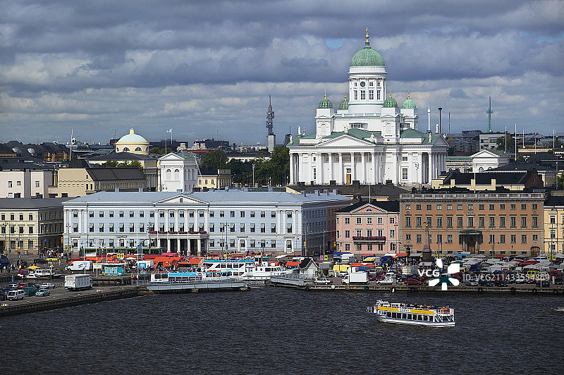 赫尔辛基大教堂图片素材