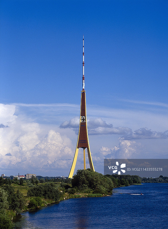 里加广播电视塔图片素材