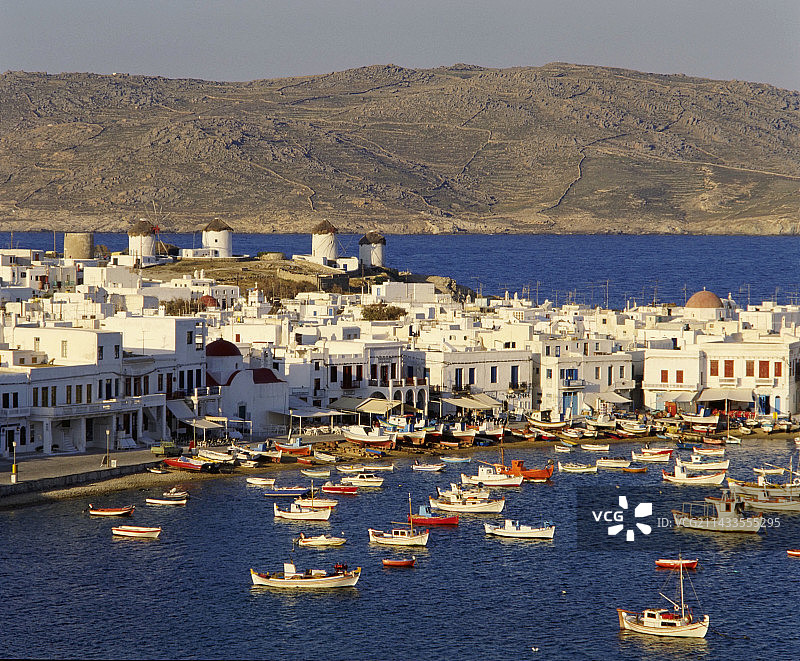 米科诺斯岛风光图片素材