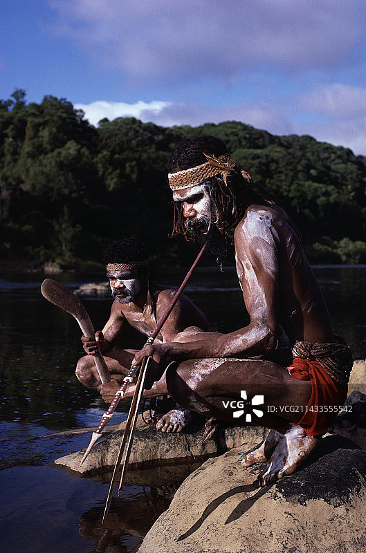 内陆渔民图片素材