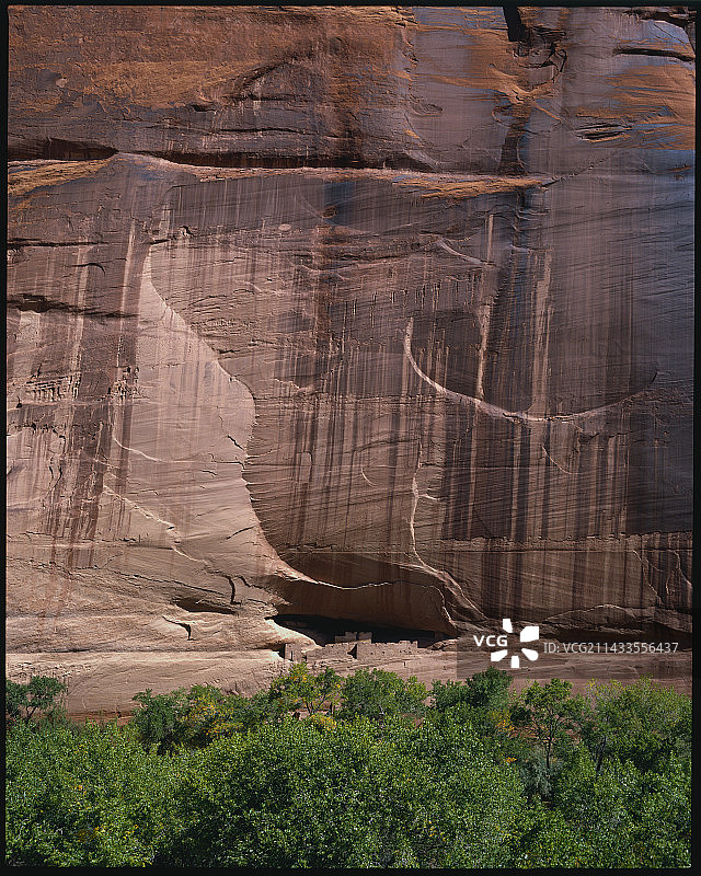峡谷地国家公园中的白宫遗址图片素材