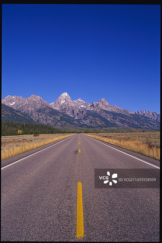 大提顿国家公园道路图片素材