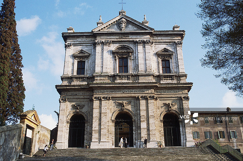 罗马圣格雷戈里奥·马格诺教堂：外墙图片素材