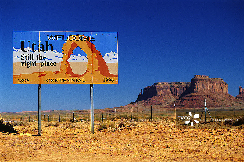 犹他州标语图片素材