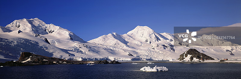 南极洲半月岛图片素材