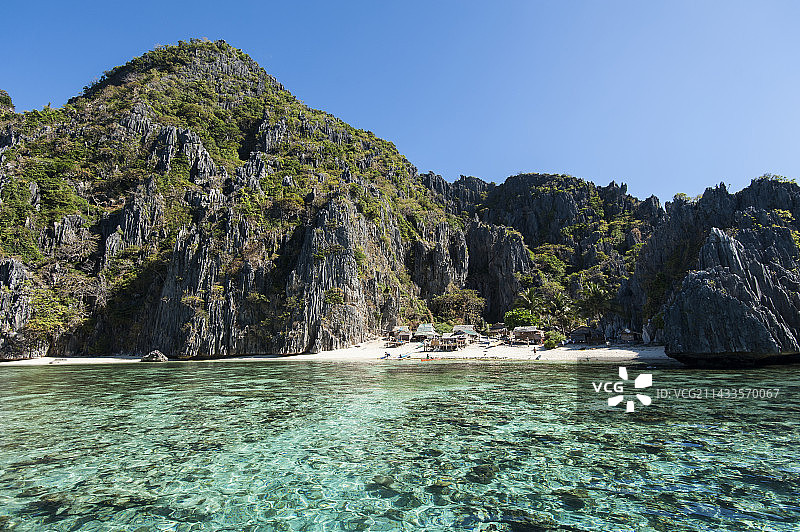 科隆岛上的塔格巴努亚村图片素材