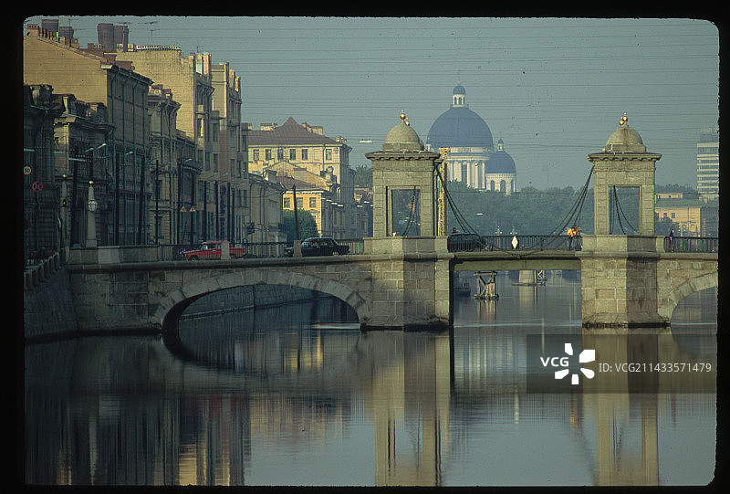 丰坦卡运河上的桥梁图片素材