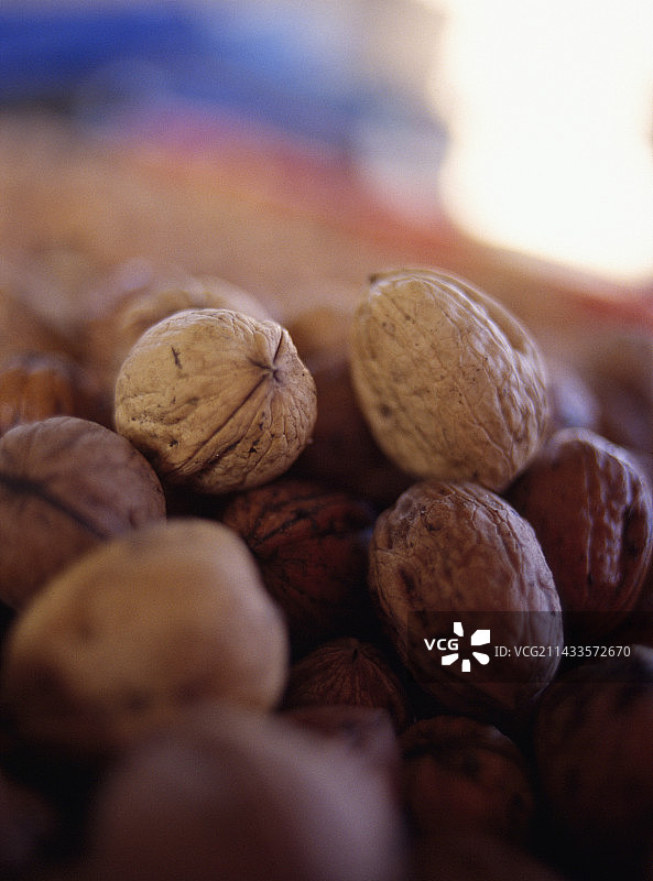 核桃堆图片素材