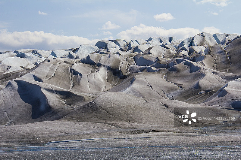 阿拉斯加朱诺冰原附近的塔库冰川图片素材