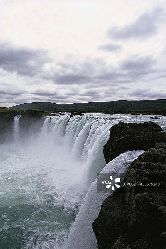 冰岛众神瀑布图片素材