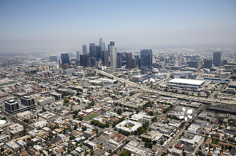 美国加利福尼亚州洛杉矶航拍图片素材