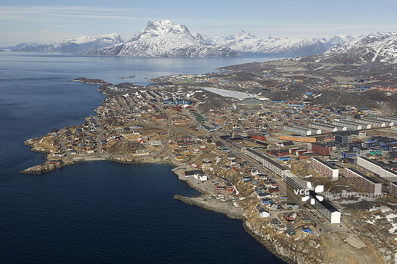 努克鸟瞰图图片素材