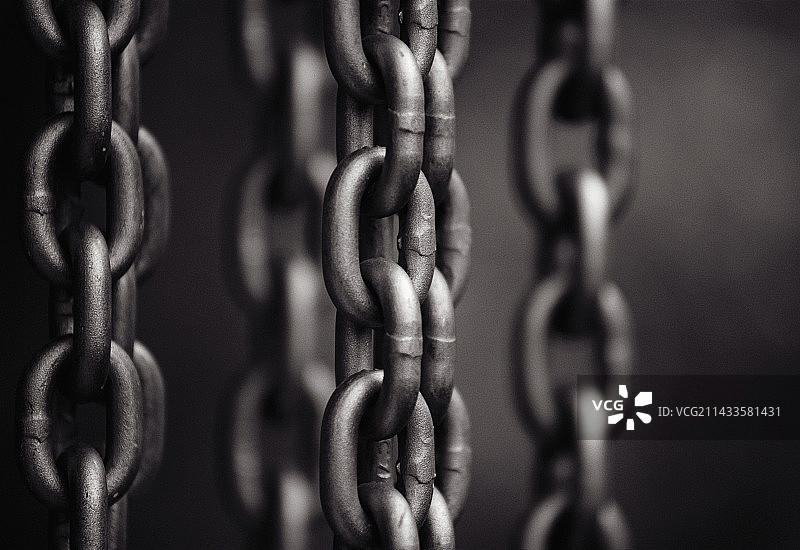 链环特写图片素材